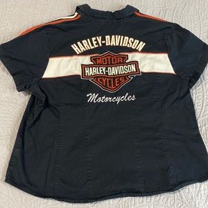 Harley - Davidson Zip Up Shirt
